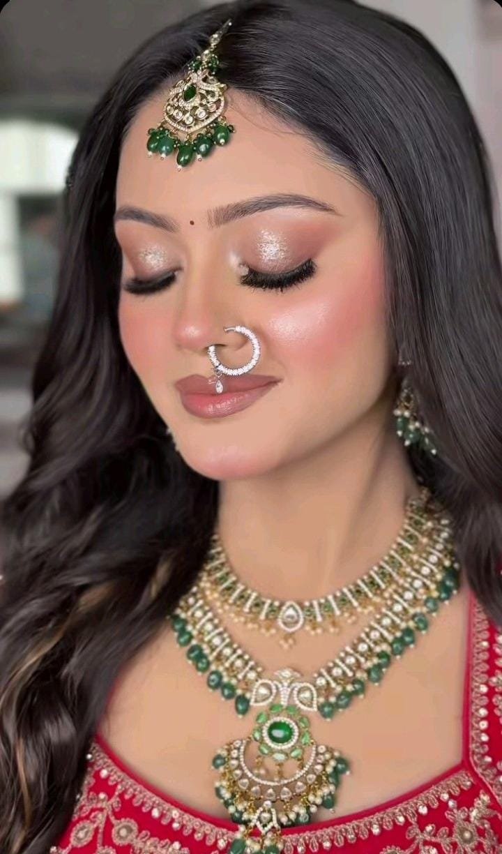 Bridal makeup look