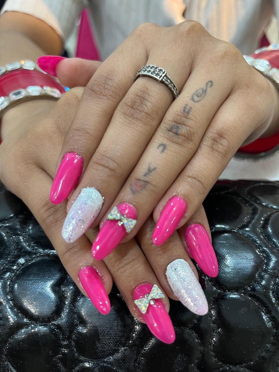 Nail art close-up